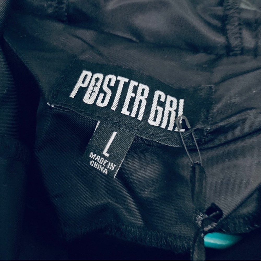 Dolls Kill Color Block Cropped Rain Coat - Picture 3 of 3